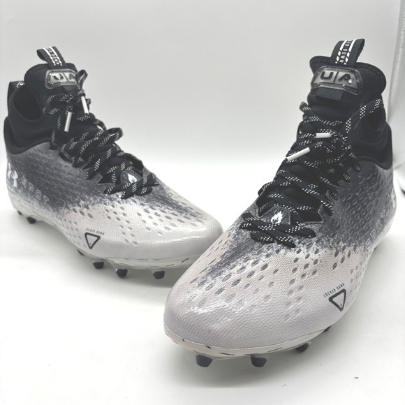 Under Armour Other - NEW Under Armour Football Cleats Mens 13 Black White Spotlight Franchise RM 2.0